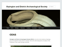 Tablet Screenshot of odas.org.uk